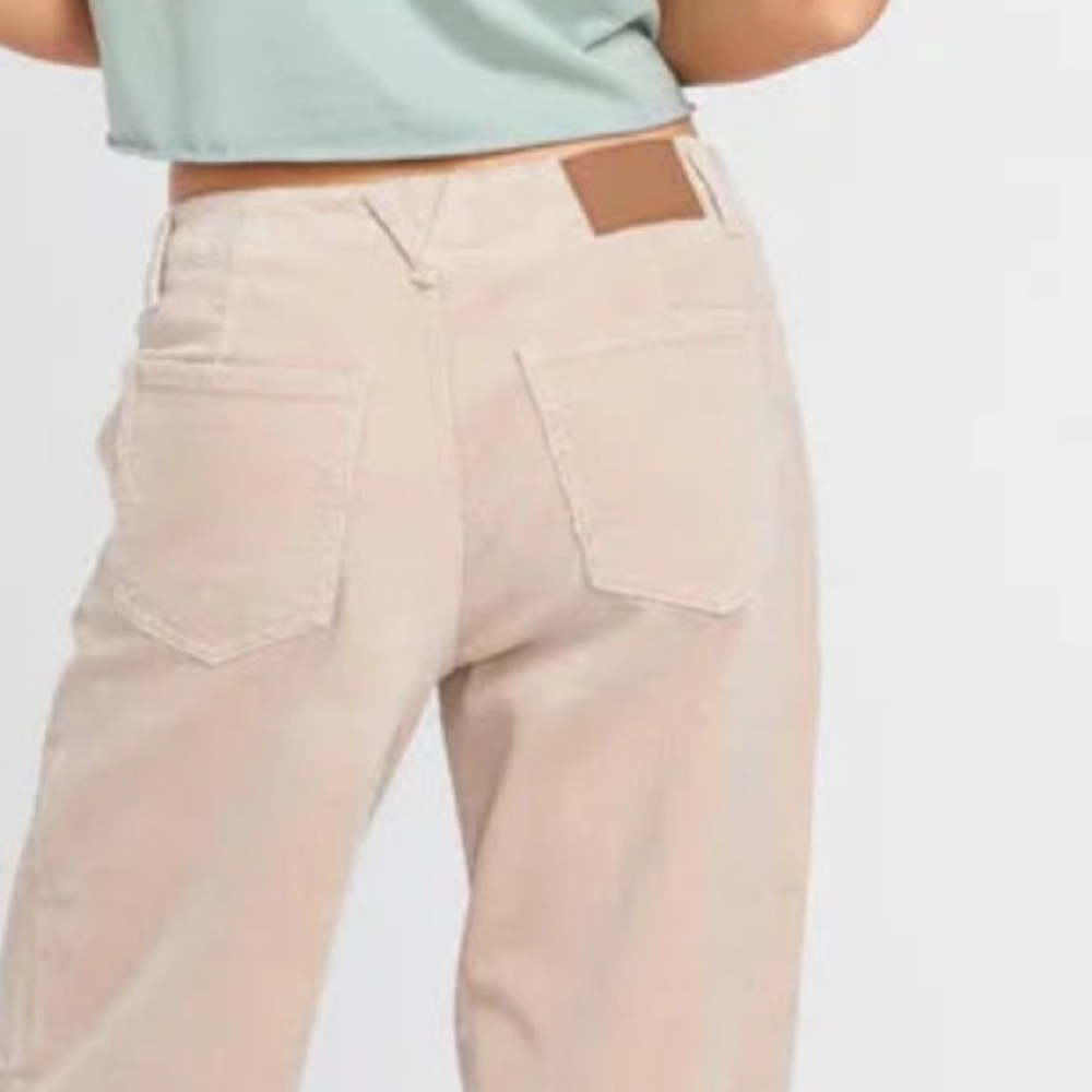 NWT Volcom Womens Pants 1991 Stoned Low Rise Jeans in MUSHROOM (MSH - Picture 5 of 15